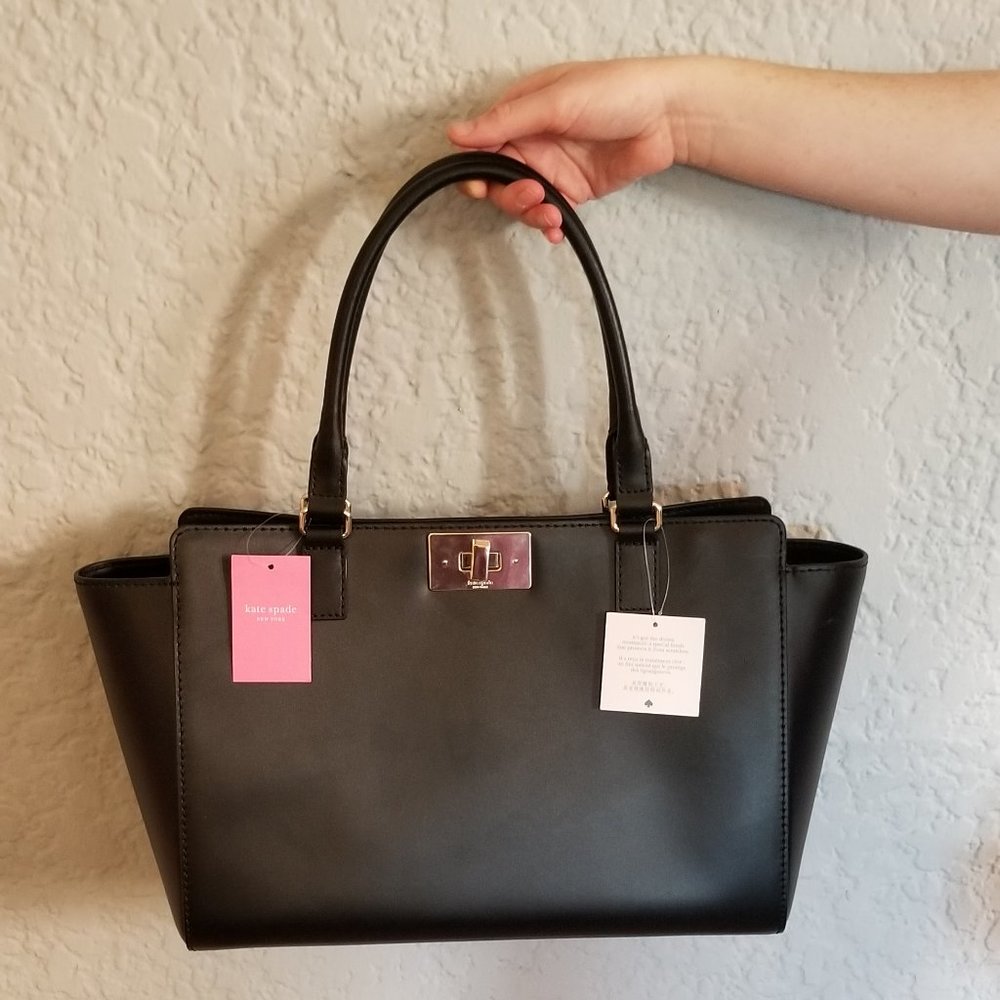 Black Kate Spade Tote NEW WITH TAGS